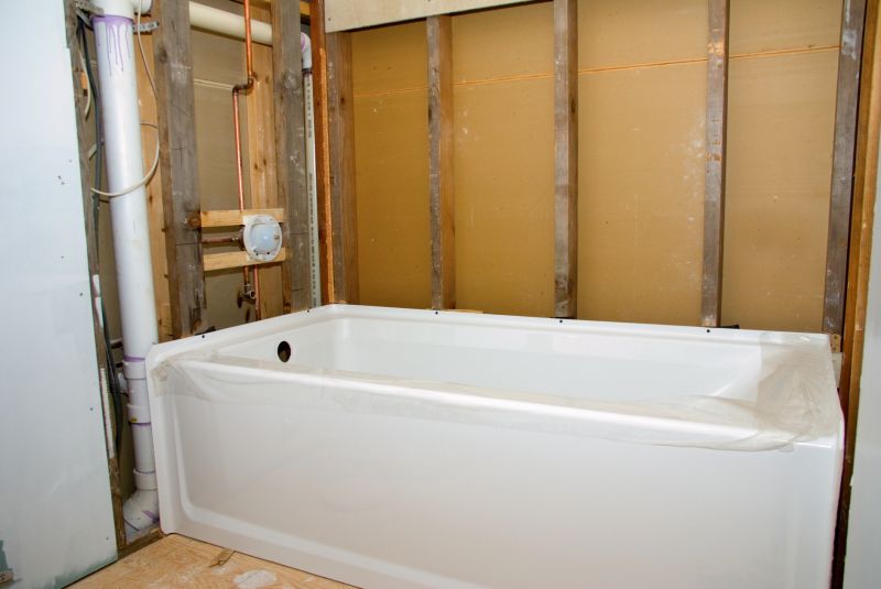 Construction Work in Bathroom